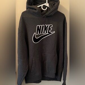 Men’s Nike Hooded Sweatshirt, Gray, Size XL, Pre-Owned Excellent Used Condition